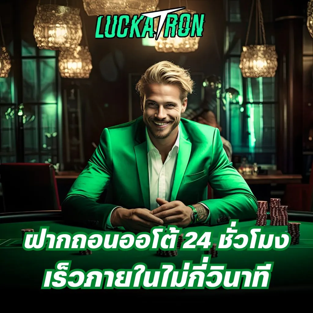 เว็บตรง Luckatron ฝากถอนออโต้ 24 ชั่วโมง เร็วภายในไม่กี่วินาที
